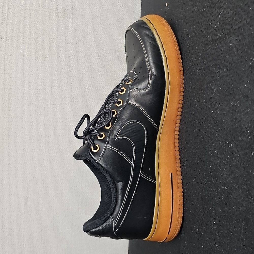 NIKE AF1 BLACK WITH GUM SOLE BFPM-01-107 - Picture 8 of 13